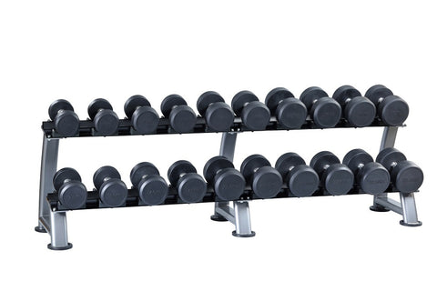 Monoblock Gummi-Hantelsatz Komplett-Set 2,5-30kg Kurzhanteln