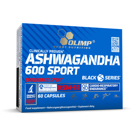 Olimp Ashwagandha 600 Sport Edition (KSM-66®) - 60 Kapseln